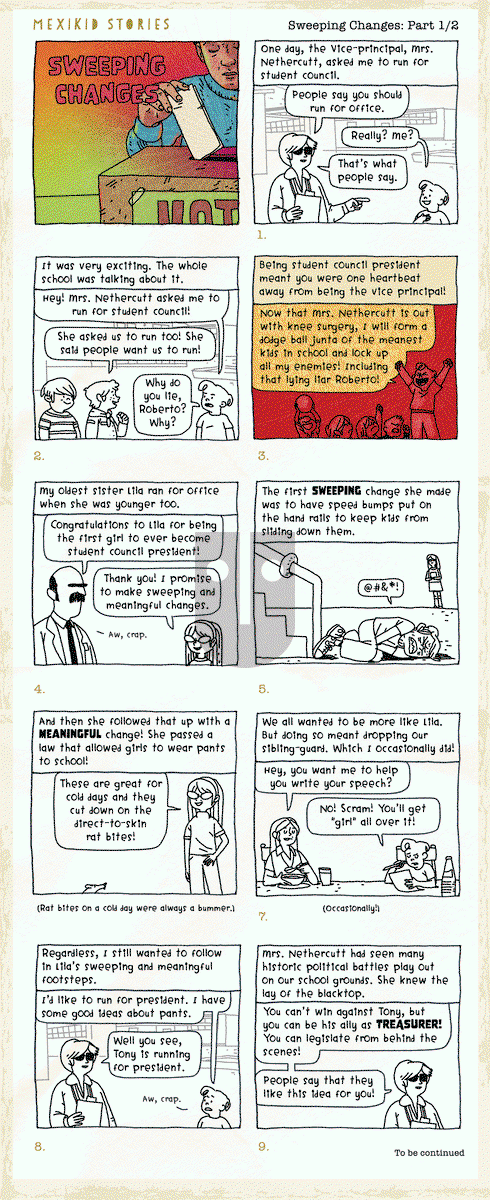Mexikid Stories - Thursday October 26, 2023 Comic Strip