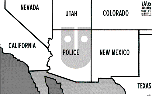 Lalo Alcaraz on Wednesday April 21, 2010 Comic Strip