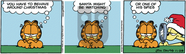 Garfield on Thursday November 29, 2007 Comic Strip