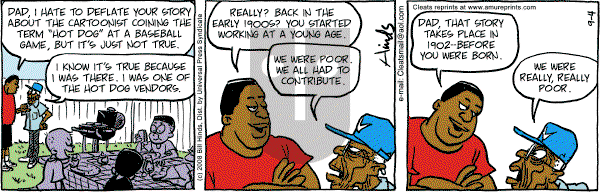 Cleats - Thursday September 4, 2008 Comic Strip