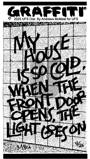 Graffiti on Friday September 26, 2025 Comic Strip