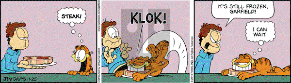 Garfield on Friday November 25, 2016 Comic Strip