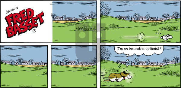 Fred Basset - Sunday January 12, 2014 Comic Strip