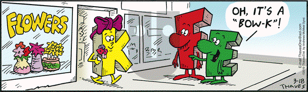 Frank and Ernest on Monday March 18, 2019 Comic Strip