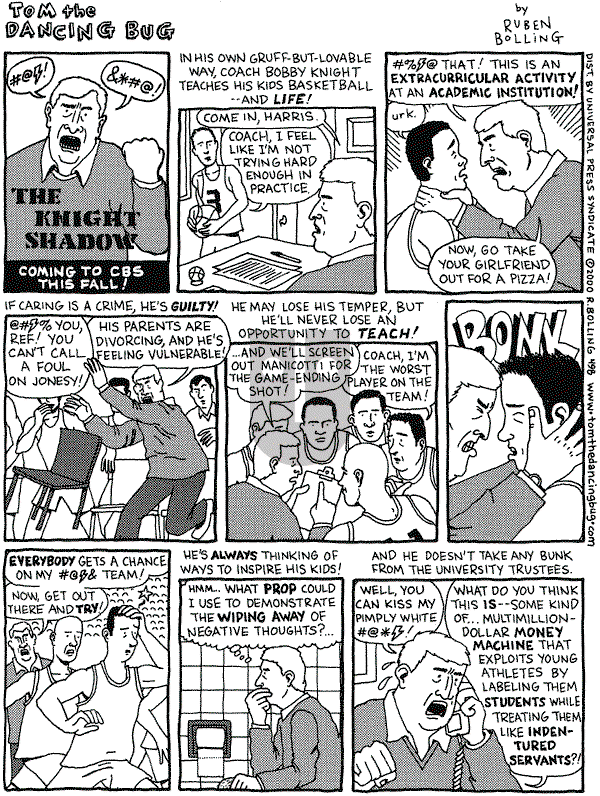 Tom the Dancing Bug - Saturday June 3, 2000 Comic Strip