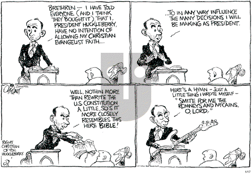 Pat Oliphant on Thursday January 17, 2008 Comic Strip