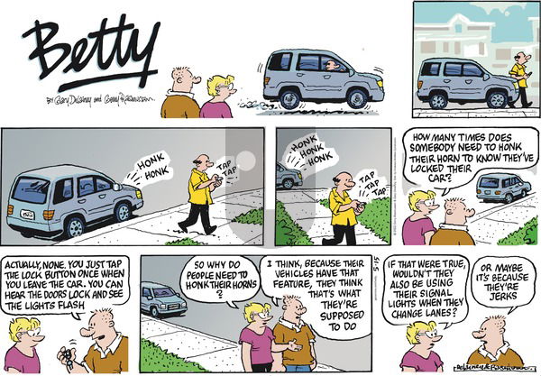Betty - Sunday May 15, 2022 Comic Strip