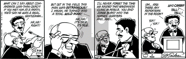 Doonesbury on Tuesday March 29, 1988 Comic Strip