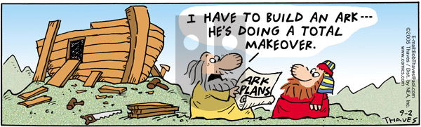 Frank and Ernest - Friday September 2, 2005 Comic Strip