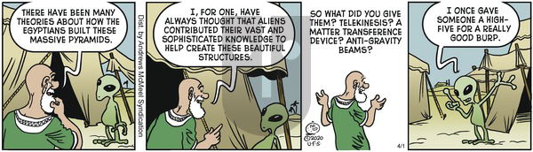 Alley Oop on Wednesday April 1, 2020 Comic Strip