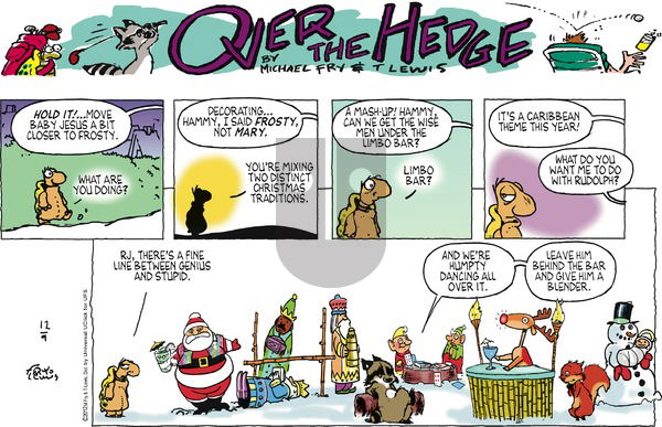 Over the Hedge on Sunday December 9, 2012 Comic Strip