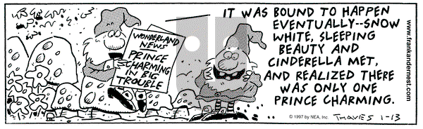 Frank and Ernest on Wednesday August 27, 1997 Comic Strip