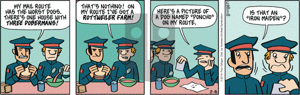 Pooch Cafe on Thursday February 8, 2018 Comic Strip