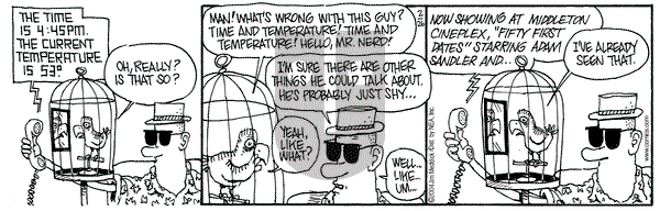 Monty on Thursday February 26, 2004 Comic Strip