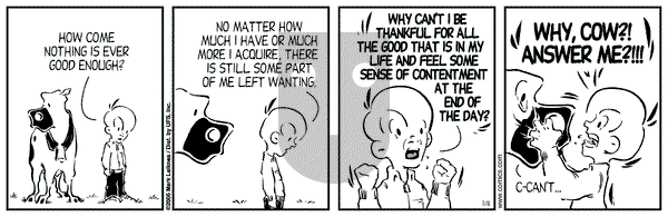 Cow and Boy Classics on Saturday December 23, 2006 Comic Strip