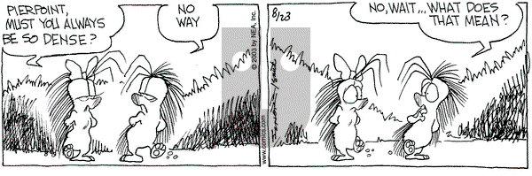 The Grizzwells on Saturday August 23, 2003 Comic Strip