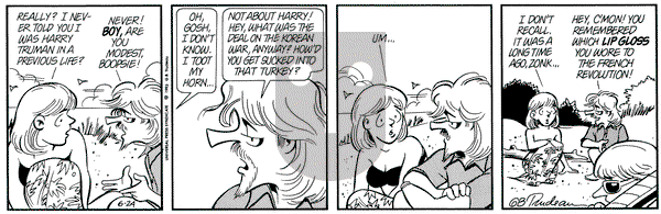 Doonesbury on Thursday June 24, 1993 Comic Strip