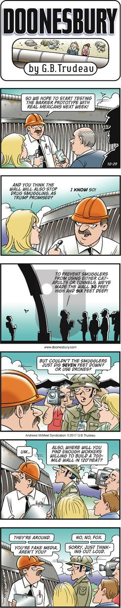 Doonesbury on Sunday October 29, 2017 Comic Strip