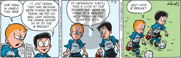 Cleats - Monday October 3, 2005 Comic Strip