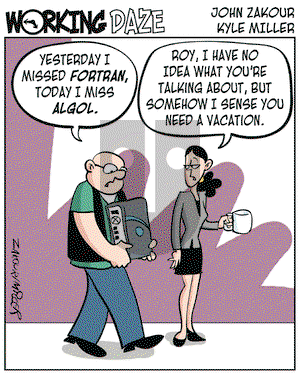 Working Daze on Tuesday May 30, 2006 Comic Strip
