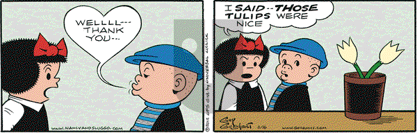Nancy on Wednesday November 16, 2016 Comic Strip