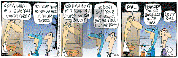 The Duplex on Thursday October 31, 2013 Comic Strip