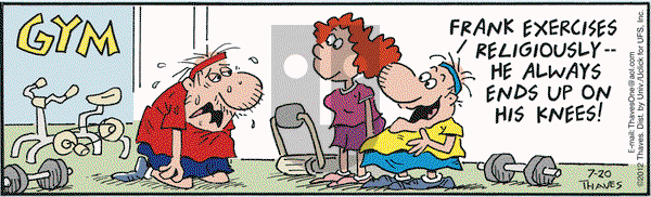 Frank and Ernest - Friday July 20, 2012 Comic Strip