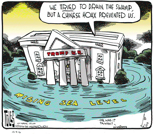 Tom Toles on Friday December 9, 2016 Comic Strip