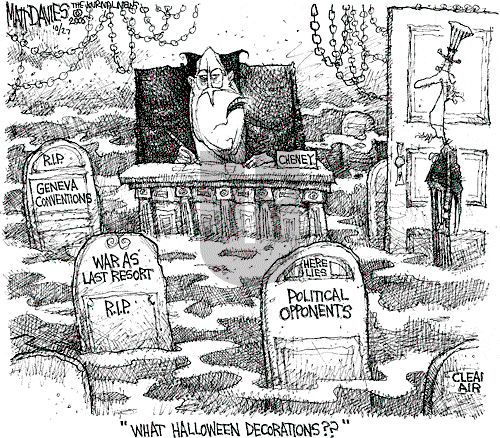 Matt Davies on Thursday October 27, 2005 Comic Strip