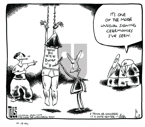 Tom Toles on Thursday October 19, 2006 Comic Strip