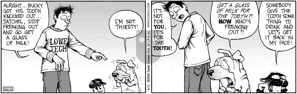 Get Fuzzy - Thursday April 11, 2002 Comic Strip