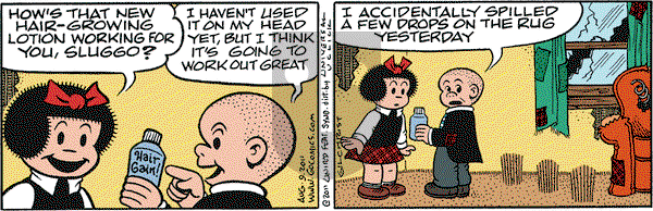 Nancy - Tuesday August 9, 2011 Comic Strip