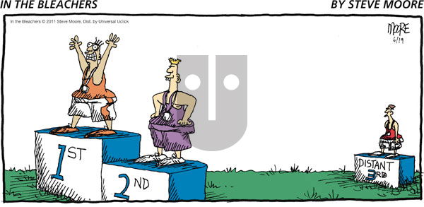 In the Bleachers on Sunday June 19, 2011 Comic Strip