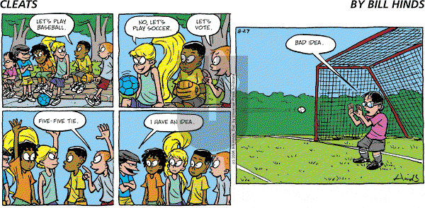 Cleats - Monday August 5, 2024 Comic Strip