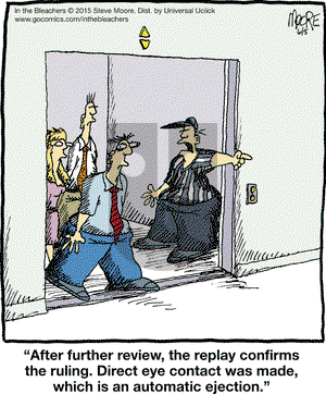 In the Bleachers on Friday June 5, 2015 Comic Strip