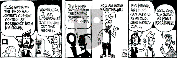 La Cucaracha on Monday October 27, 2003 Comic Strip