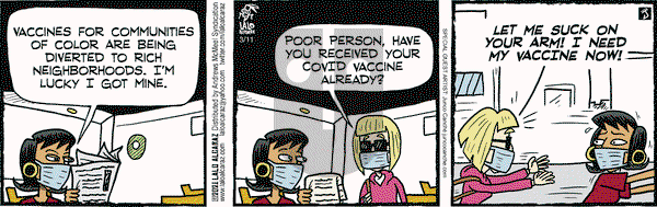 La Cucaracha on Thursday March 11, 2021 Comic Strip