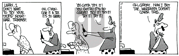 The Buckets on Thursday January 21, 1999 Comic Strip