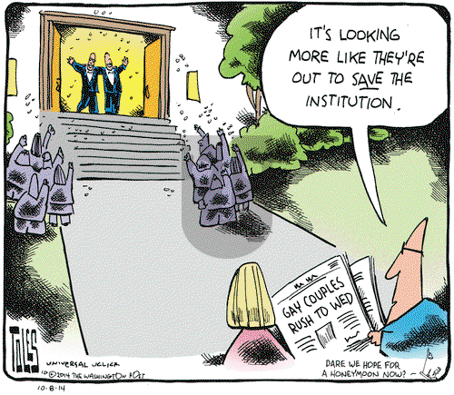 Tom Toles on Wednesday October 8, 2014 Comic Strip