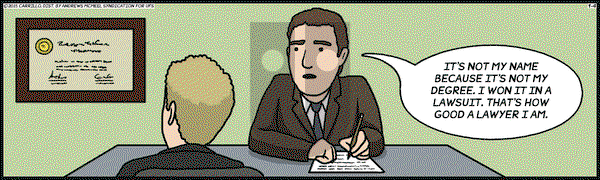 F Minus on Thursday January 4, 2018 Comic Strip