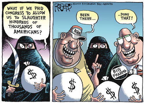 Rob Rogers on Sunday October 29, 2017 Comic Strip