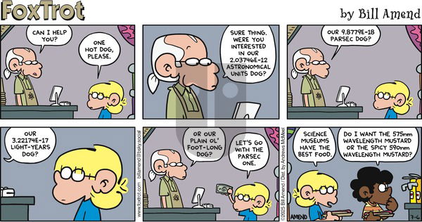 FoxTrot on Sunday July 6, 2025 Comic Strip