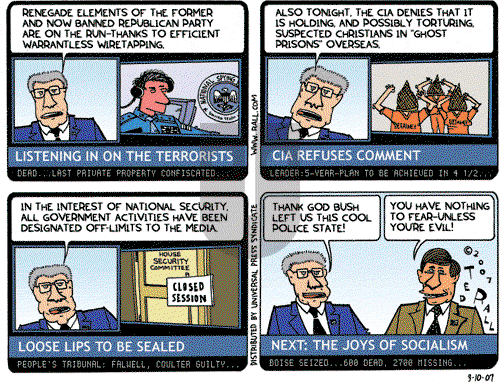 Ted Rall on Saturday March 10, 2007 Comic Strip