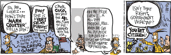 La Cucaracha on Wednesday July 5, 2006 Comic Strip
