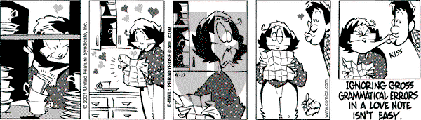 Rose is Rose on Friday April 13, 2001 Comic Strip