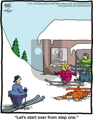 In the Bleachers on Monday November 21, 2016 Comic Strip