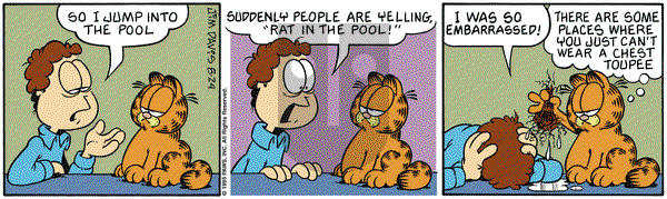 Garfield on Thursday August 24, 1995 Comic Strip