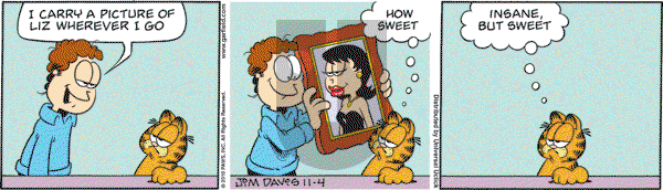 Garfield - Thursday November 4, 2010 Comic Strip