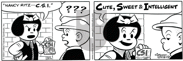 Nancy - Monday February 23, 2004 Comic Strip