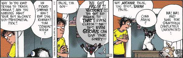 Get Fuzzy on Friday September 12, 2008 Comic Strip